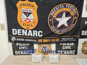 DENARC apreende mais de 1 kg de skunk escondido em encomenda em transportadora de Ji-Paraná.