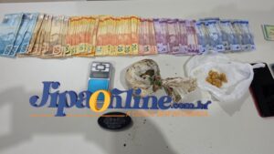 PM prende suspeito por tráfico de drogas durante patrulhamento tático em Presidente Médici.